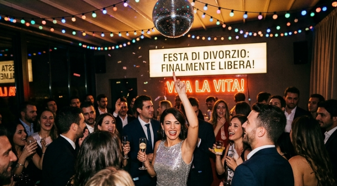 DomaniMiSeparo: festa di divorzio con anello